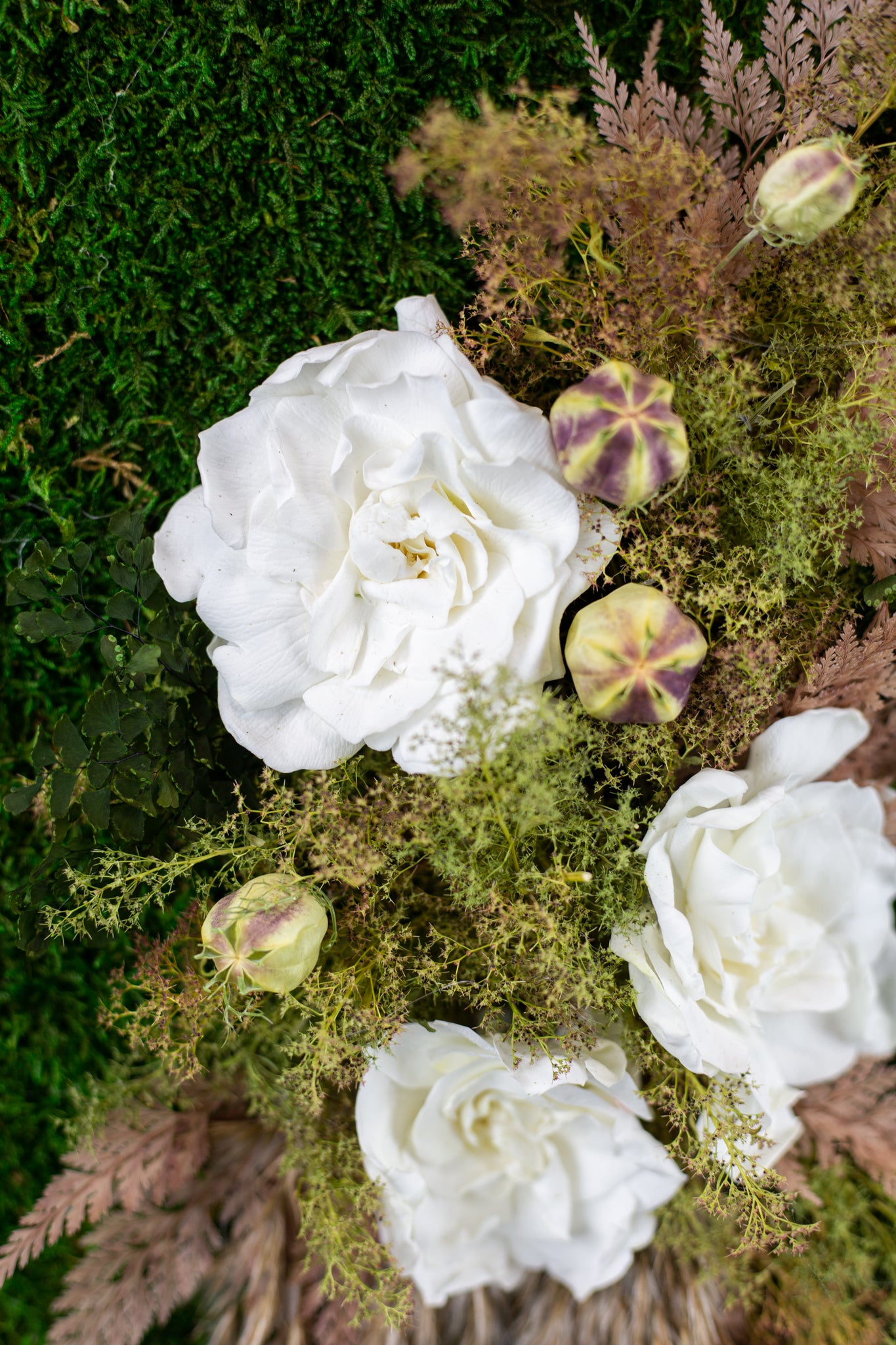 Handgefertigtes Pflanzenkunst-Set | Dreiteiliges Mooskunst-Set | Natürliche Eiche und Pflanzenkunst | Einzigartiges Wohnaccessoire | Originelle LED-Wandkunst