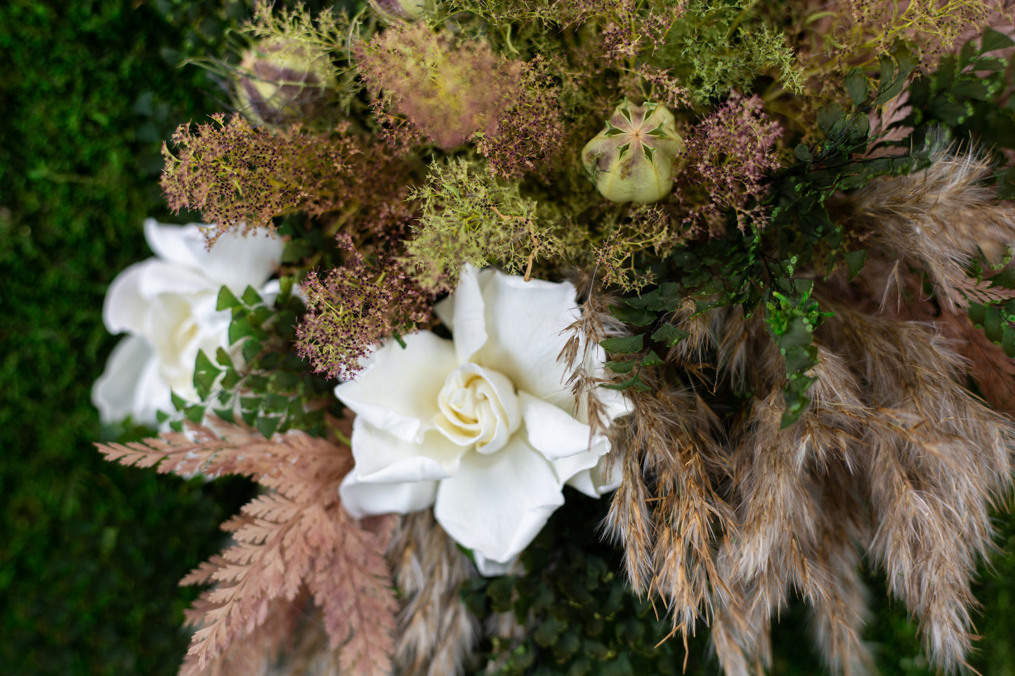 Handgefertigtes Pflanzenkunst-Set | Dreiteiliges Mooskunst-Set | Natürliche Eiche und Pflanzenkunst | Einzigartiges Wohnaccessoire | Originelle LED-Wandkunst