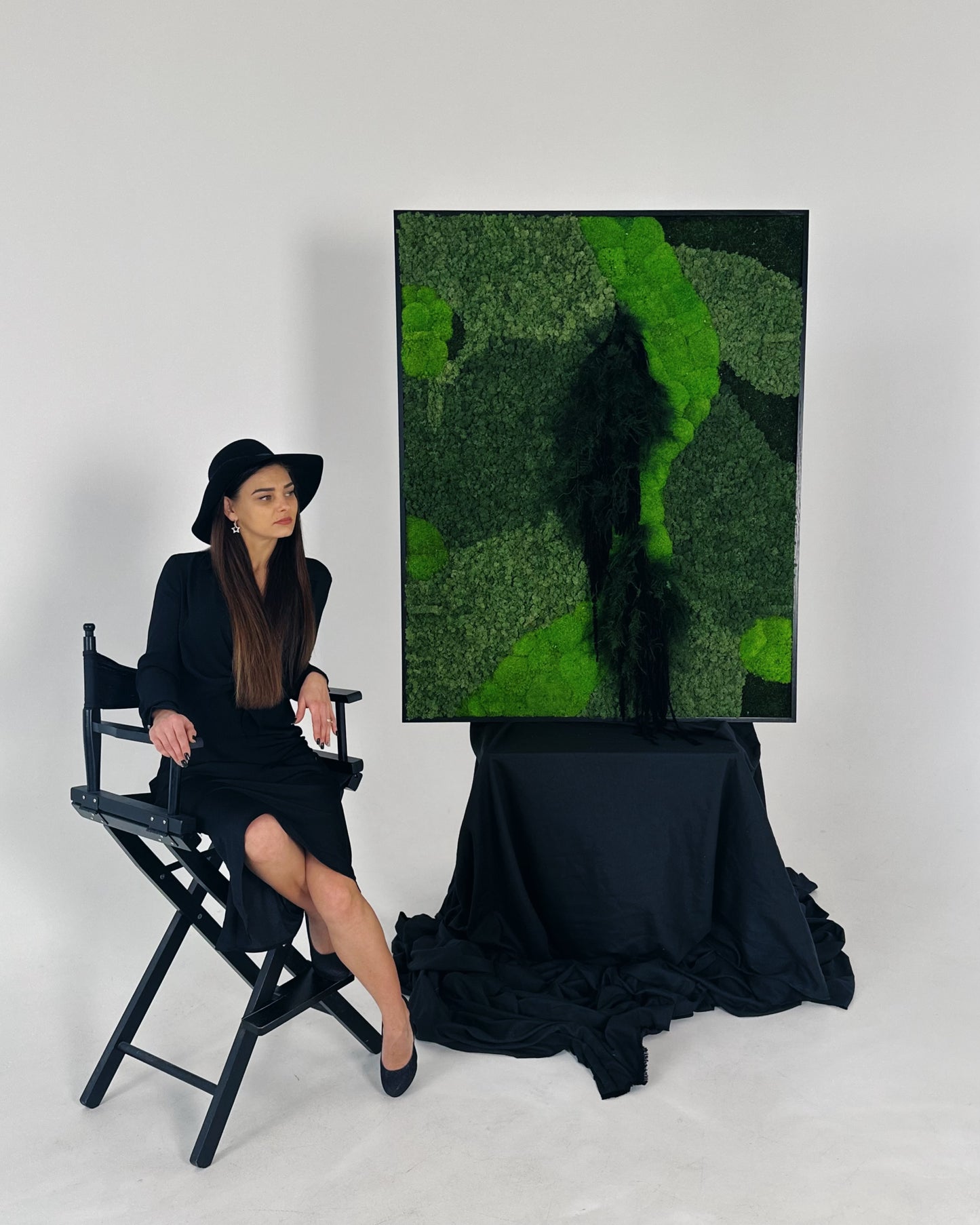 Beleuchtete Moos-Wandkunst: Einzigartiges Weihnachtsgeschenk für sie, perfekte Dekoration für Paare!