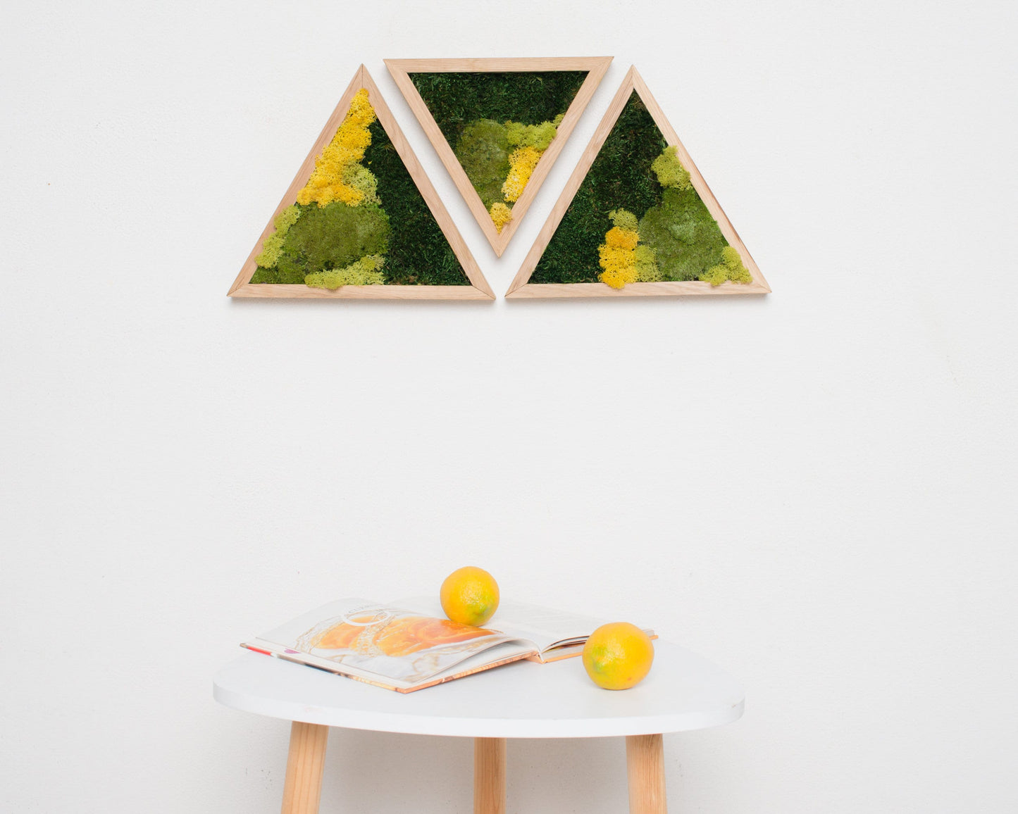 Minimalistische Moos-Wandkunst: Das perfekte Weihnachtsgeschenk für Liebhaber minimalistischer Einrichtung