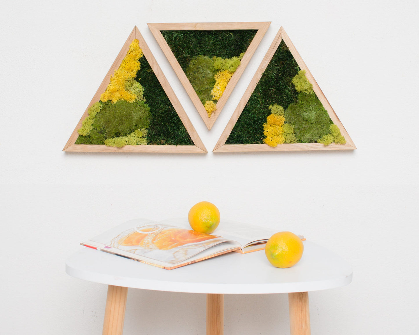 Minimalistische Moos-Wandkunst: Das perfekte Weihnachtsgeschenk für Liebhaber minimalistischer Einrichtung